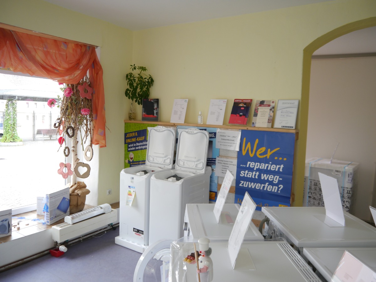 Verkaufsraum Elektrogroßgeräte